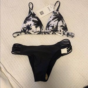 Zaful Palm Tree Bikini
